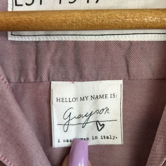 Frank Eileen Shirt Womens XS Red Plaid Grayson Relaxed Lightweight Button Up Top - Picture 7 of 8